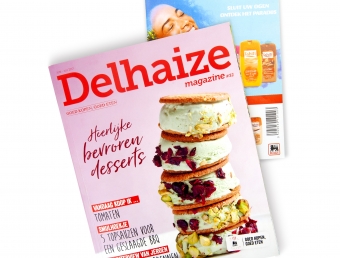 Mini Mag Insert in Delhaize Magazine