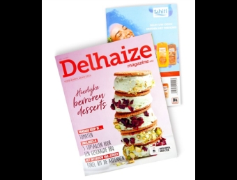 Mini Mag Insert in Delhaize Magazine