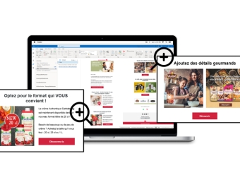 Thematic multi-brand insert newsletter